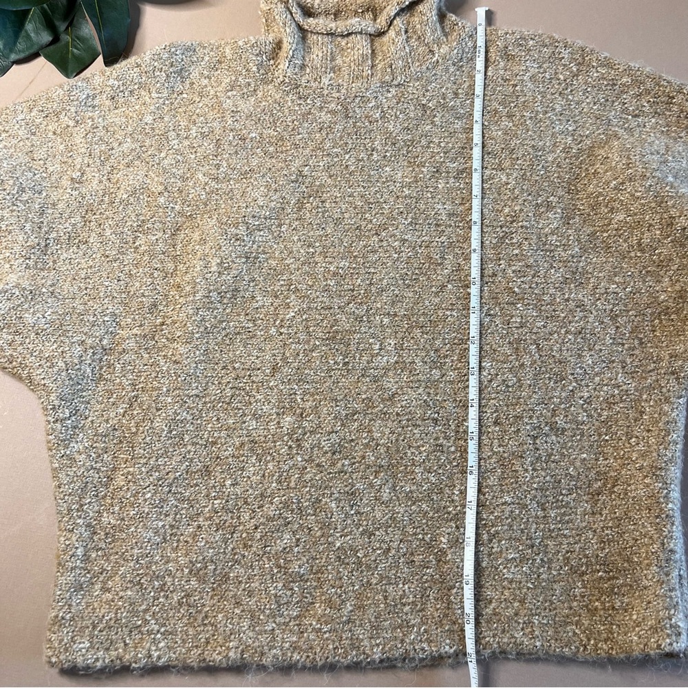 William Rast Marled Dolman Sleeve Mock Neck Wool Blend Cozy Sweater XS - Picture 12 of 14